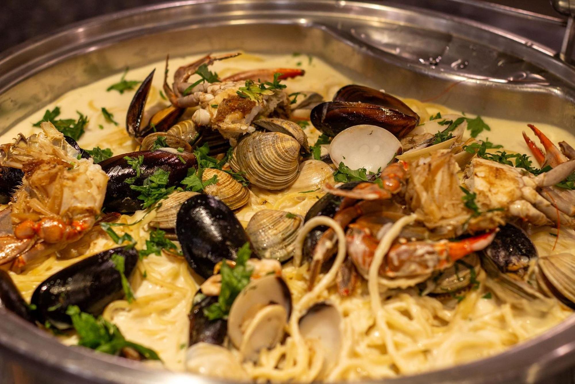 Camino Real Aeropuerto Hotel Kota Meksiko Bagian luar foto Spaghetti alla vongole